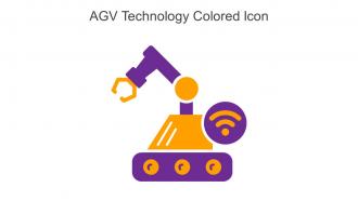 AGV Technology Colored Icon In Powerpoint Pptx Png And Editable Eps Format
