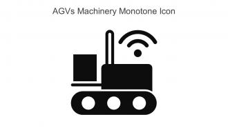 AGVs Machinery Monotone Icon In Powerpoint Pptx Png And Editable Eps Format