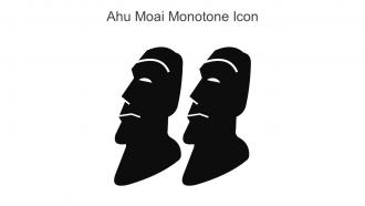 Ahu Moai Monotone Icon In Powerpoint Pptx Png And Editable Eps Format