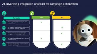 AI Advertising Integration Checklist For Campaign Optimization