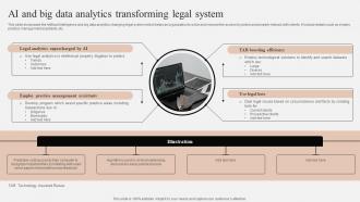 AI And Big Data Analytics Transforming Legal System
