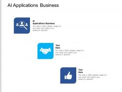 Ai applications business ppt powerpoint presentation layouts slide portrait cpb