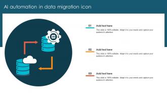 AI Automation In Data Migration Icon