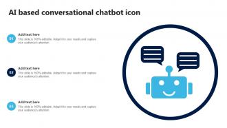 AI Based Conversational Chatbot Icon