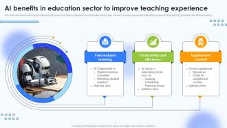 Ai Benefits In Education Sector To Improve Teaching Experience
