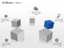 17198979 style layered cubes 5 piece powerpoint presentation diagram infographic slide