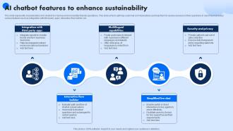 AI Chatbot Features To Enhance Sustainability