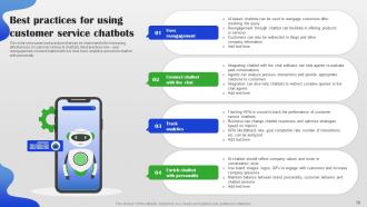AI Chatbot For Different Industries And Business Departments Powerpoint Presentation Slides AI CD Adaptable Researched