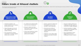 AI Chatbot For Different Industries And Business Departments Powerpoint Presentation Slides AI CD Downloadable Designed