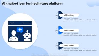 AI Chatbot Icon For Healthcare Platform