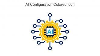 AI Configuration Colored Icon In Powerpoint Pptx Png And Editable Eps Format