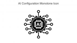 AI Configuration Monotone Icon In Powerpoint Pptx Png And Editable Eps Format