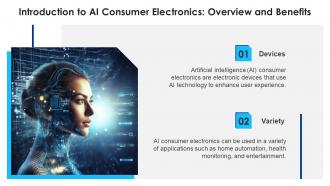 AI Consumer Electronics Powerpoint Presentation And Google Slides ICP Interactive Impressive