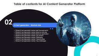 AI Content Generator Platform Powerpoint Presentation Slides AI CD V Analytical Template
