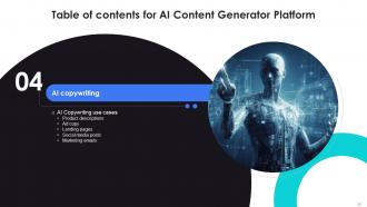 AI Content Generator Platform Powerpoint Presentation Slides AI CD V Colorful Slides