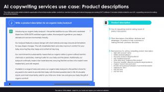 AI Content Generator Platform Powerpoint Presentation Slides AI CD V Impressive Slides