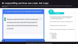 AI Content Generator Platform Powerpoint Presentation Slides AI CD V Interactive Slides