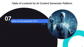 AI Content Generator Platform Powerpoint Presentation Slides AI CD V Colorful Idea