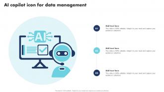 AI Copilot Icon For Data Management