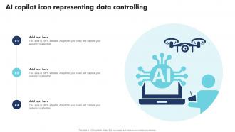 AI Copilot Icon Representing Data Controlling