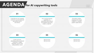 AI Copywriting Tools Powerpoint Presentation Slides AI CD V Impressive Customizable