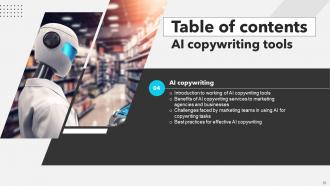 AI Copywriting Tools Powerpoint Presentation Slides AI CD V Customizable Compatible