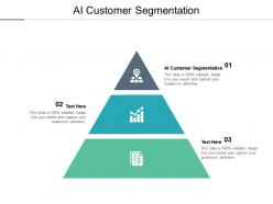 Ai customer segmentation ppt powerpoint presentation professional pictures cpb