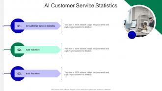 AI Customer Service Statistics In Powerpoint And Google Slides Cpb
