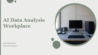 AI Data Analysis Workplace PPT Template VA