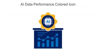 AI Data Performance Colored Icon In Powerpoint Pptx Png And Editable Eps Format