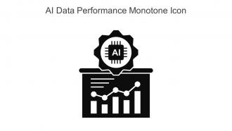 AI Data Performance Monotone Icon In Powerpoint Pptx Png And Editable Eps Format