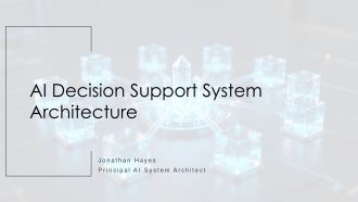 AI Decision Support System Architecture PPT Template VA