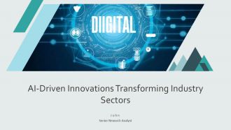 AI Driven Innovations Transforming Industry Sectors PPT Mockup AT