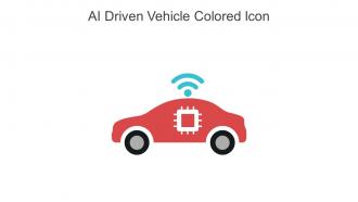 AI Driven Vehicle Colored Icon In Powerpoint Pptx Png And Editable Eps Format