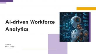 AI Driven Workforce Analytics PPT Template ACP