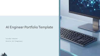 AI Engineer Portfolio Template PPT Designs VA