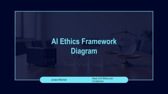AI Ethics Framework Diagram PPT Presentation VA