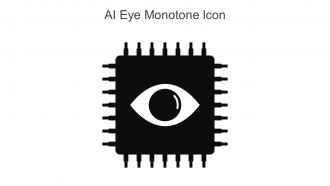 AI Eye Monotone Icon In Powerpoint Pptx Png And Editable Eps Format