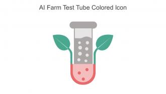 AI Farm Test Tube Colored Icon In Powerpoint Pptx Png And Editable Eps Format
