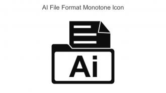 AI File Format Monotone Icon In Powerpoint Pptx Png And Editable Eps Format
