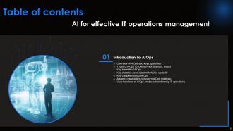 AI For Effective IT Operations Management Powerpoint Presentation Slides AI CD V Template Ideas