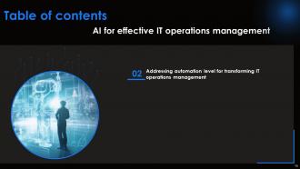 AI For Effective IT Operations Management Powerpoint Presentation Slides AI CD V Editable Ideas