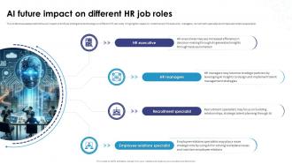 AI Future Impact On Different Hr Job Roles AI How Artificial Intelligence AI SS