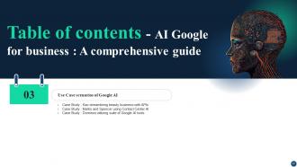 AI Google For Business A Comprehensive Guide AI CD V Pre designed Slides