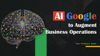 AI Google To Augment Business Operations AI CD V