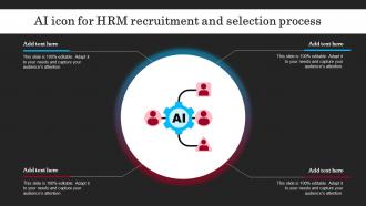 AI Icon For HRM Recruitment And Selection Process
