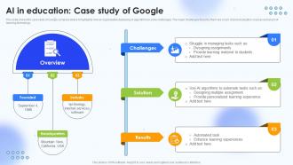 Ai In Education Case Study Of Google