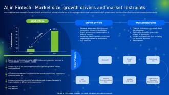 AI In Fintech Market Size Growth Drivers And Market How AI Is Revolutionizing Finance Industry AI SS