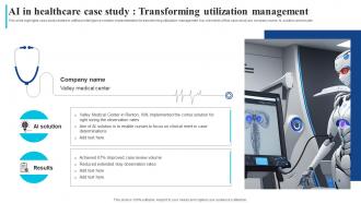 Ai In Healthcare Case Study Transforming How Ai Is Transforming Healthcare Industry AI SS