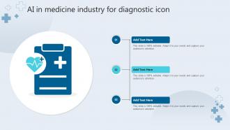 AI In Medicine Industry For Diagnostic Icon